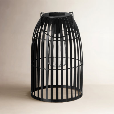 Nyota Metal Woven Solar Hanging Lantern