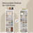 30 Pairs Shoe Storage Cabinet with 31 Open Cubbie, Adjustable Shelves, 10 Tier Shoe Rack Organizer-248988386