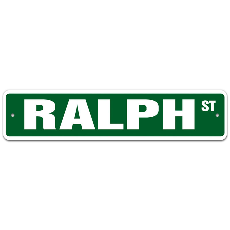 Plaque de rue O'Connor, H 4 po x l 18 po x P 0,1 po