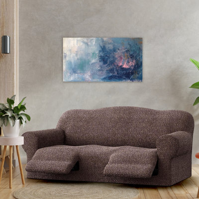 Stretchy Slipcover for Recliner 3-seater Sofa - Italian Style & Premium Quality - CottonRich Collection