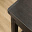 Ensemble de salle à manger à hauteur de comptoir industriel, table en bois patiné et chaises en cuir de polyuréthane, structure en métal-802841111-686549844