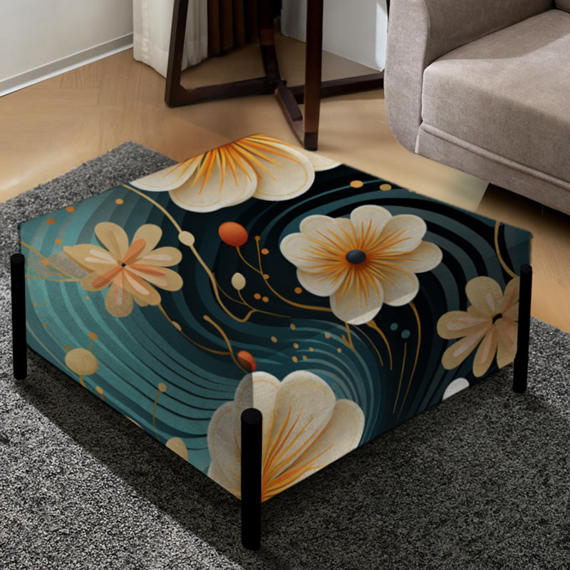 Motif botanique beige et beige Dreamy