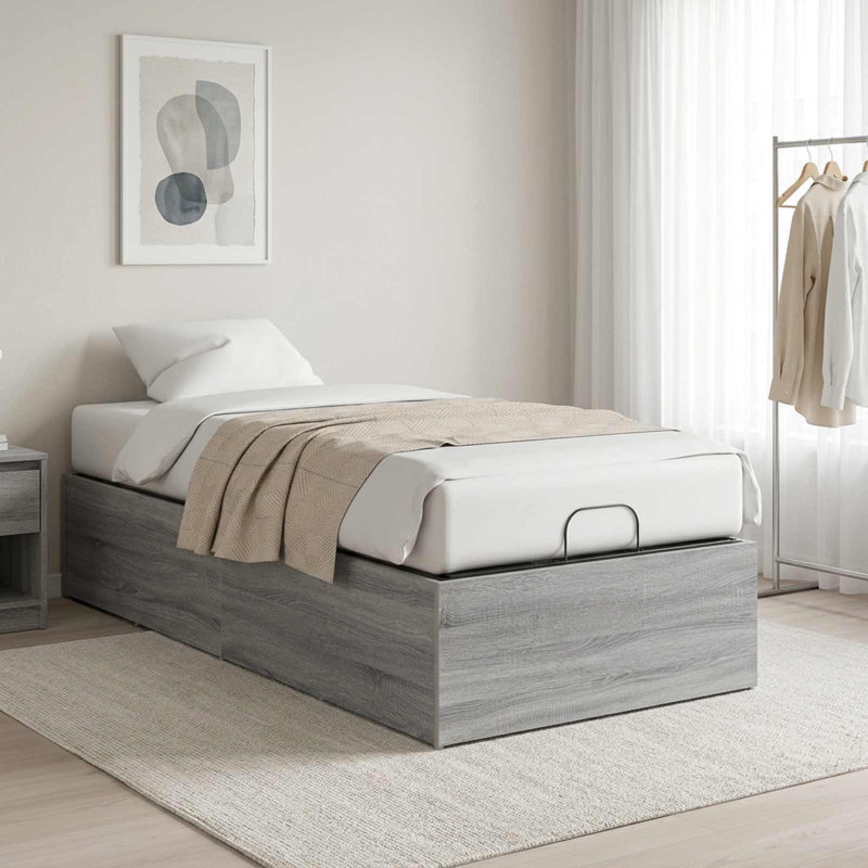 Bed Surround, UK Single - DE 90 x 190 cm, Oak Wood