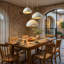 3 - Light Oval Chandelier
