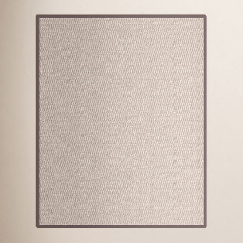 Tapis en jute / sisal marbré / kaki Torbin, Rectangle 8 pi x 10 pi