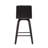 26” Faux Leather Wooden Swivel Bar Stool-938061279