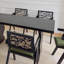 Ensemble de salle à manger Black Wood-106479604