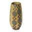 Vase en grès peint à la main avec motif lavande et sable Bloomingville