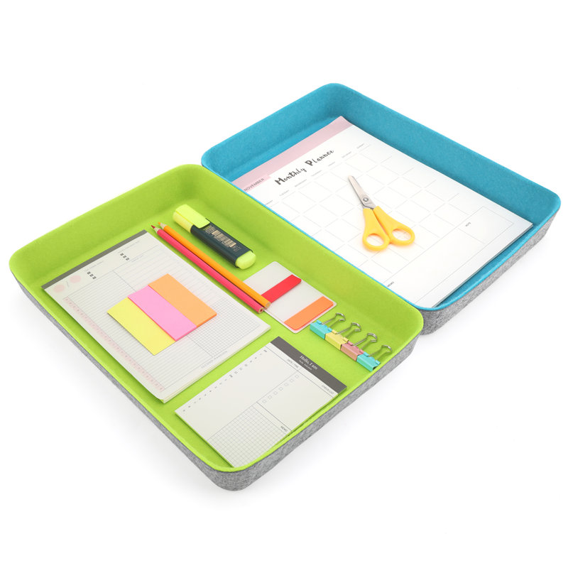 Ensemble de bureau, Vert / Turquoise