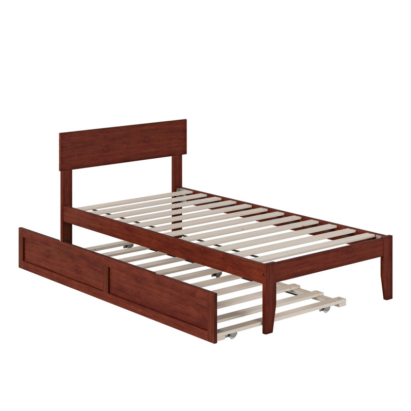 Farrah Kids Twin with Trundle, Walnut, Twin