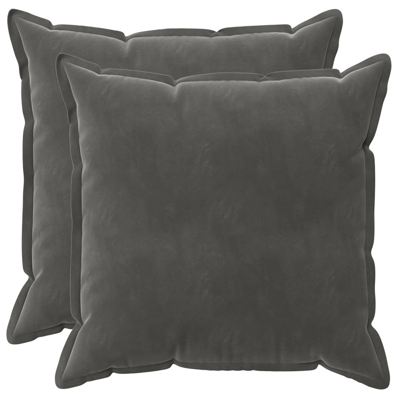 Pink Cushion, Square 55cm, Dark Grey