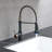 LED Commercial Kitchen Faucet With Pull Down Sprayer, Single Handle Single Lever Kitchen Sink Faucet-116628632