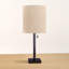Aghvan 22"  Metal Cylinder Table Lamp With  Drum Shade-24701491-24701490