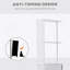 Armoire de rangement pour salle de bain de 54 po de hauteur, tour à linge autoportante avec tablette à 2 niveaux et tiroirs, rangement de plancher étroit-1353140150