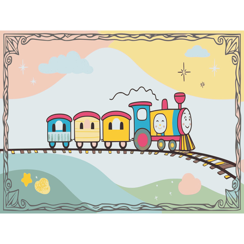 Tapis pour enfant Zoomie, Rectangulaire 3 pi x 5 pi