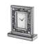 Shyfoy 30x33.5cm Tabletop Clock Modern Black  Diamond Accent Clock