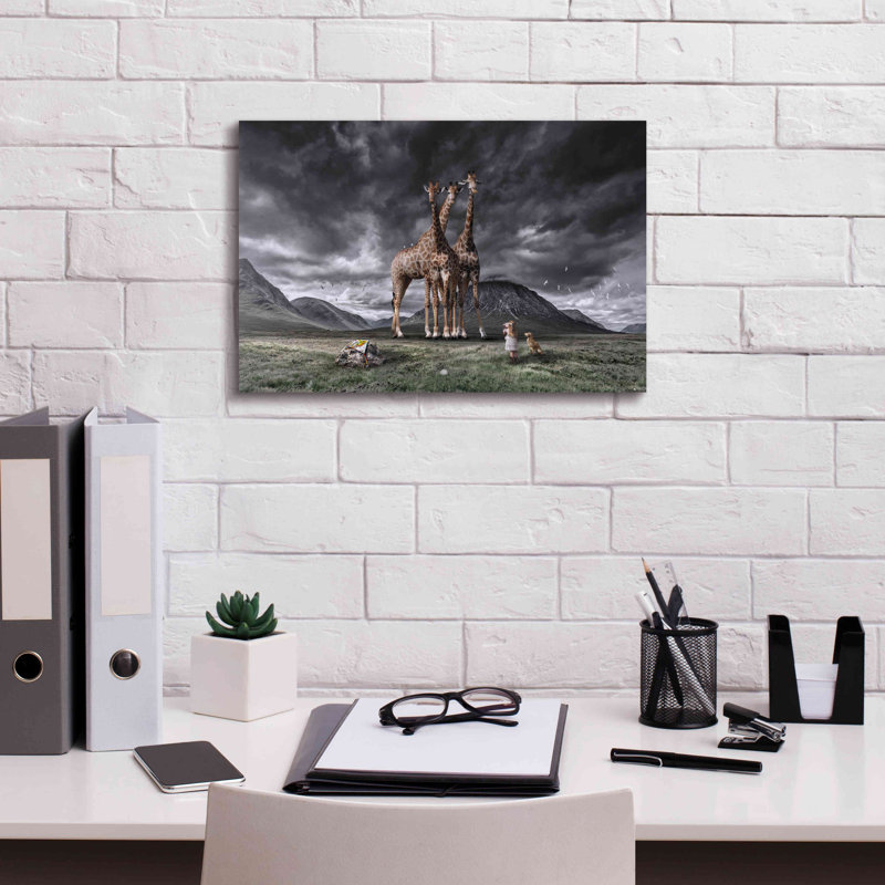«Long Neck Écosse» par Alan, estampe numérique sur toile, H 12 po x l 18 po x P 0,75 po