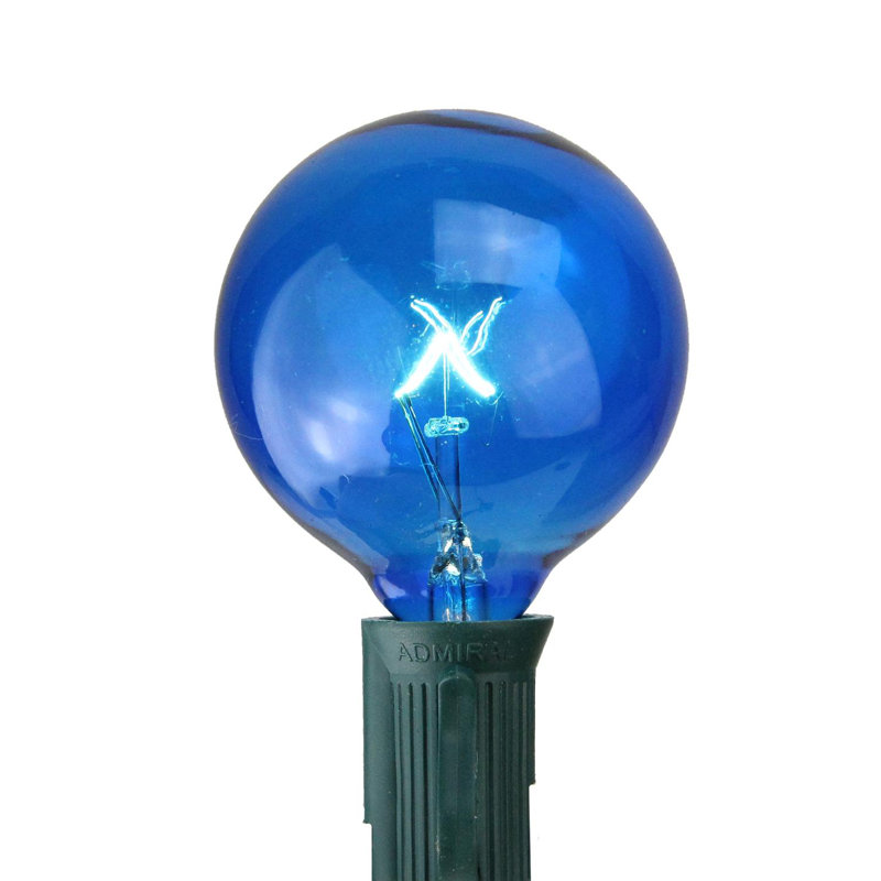 Ampoules de Noël de remplacement, H 4 po x l 10 po x P 10 po, Bleu