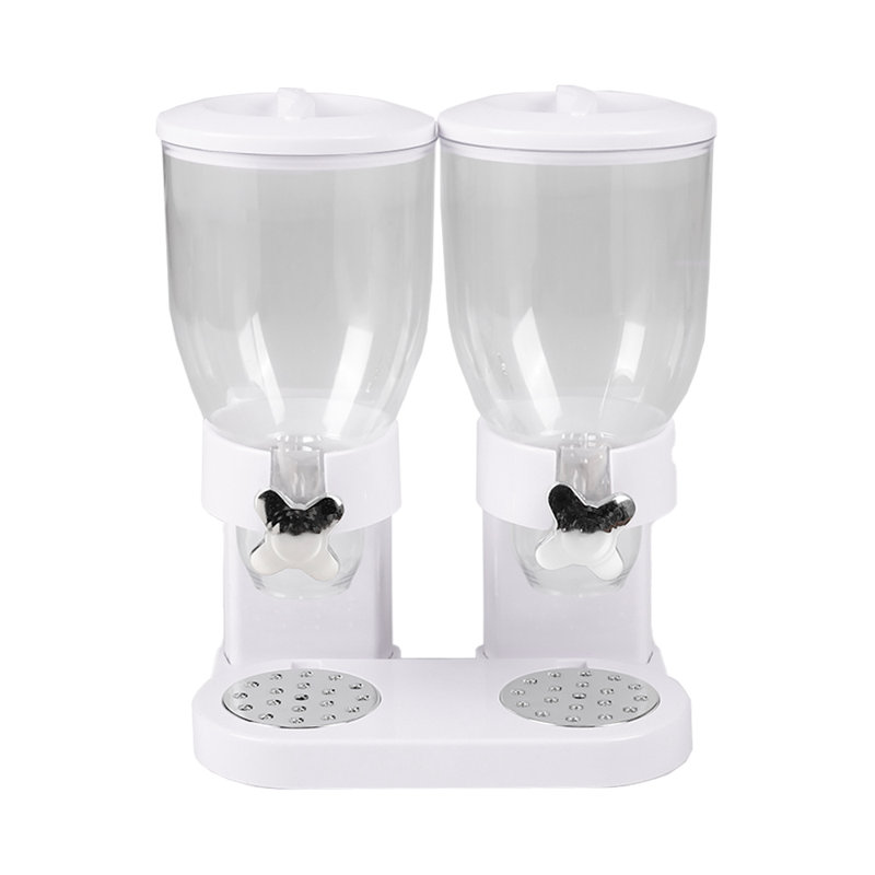 Perras Cereal Dispenser, White/Purple