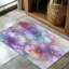 Tapis tressé Lilas Ink Waves-116835582