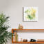 "Eper Graffiti" Emerald & Olive 2 "par June Erica Vess, art mural sur toile, 12 po x 12 po