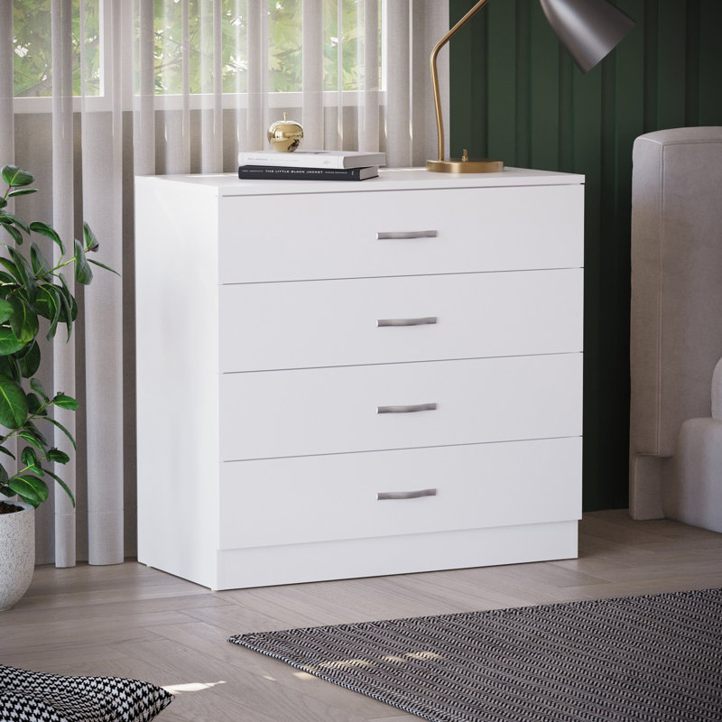 Maybery 4 Drawer Chest, White