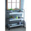 3 tablettes galvanisées, 35 x 12,5 x 40 po, unité de rangement en métal pour la maison, design classique et industriel avec amplement d'espace