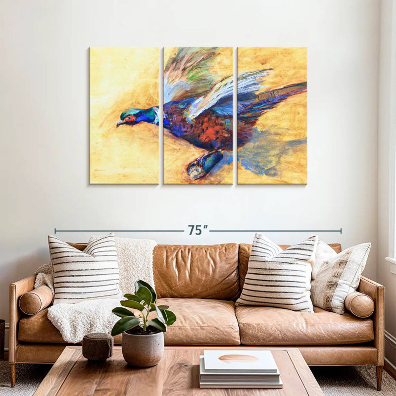 Brampt Pheasant, 36" H x 57" W