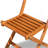 3-Piece Eucalyptus Bistro Set, Square, Natural Oil