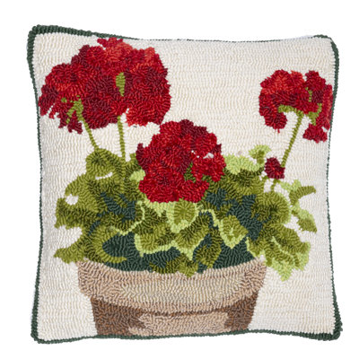 Coussin décoratif intérieur / extérieur floral