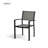Heck 9 Pieces Extendable Outdoor Patio Dining Set For Eight Person, Charcoal Black Aluminum