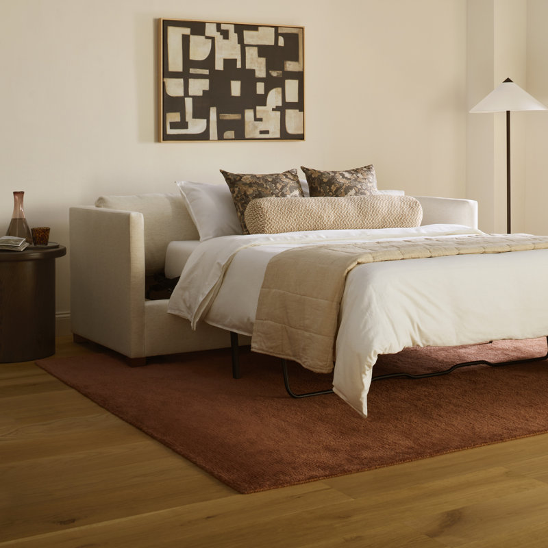 Cliona Solid Area Rug, Rectangle 5' x 8'