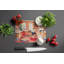 Bloodhound Christmas Cookies Glass Cutting Board