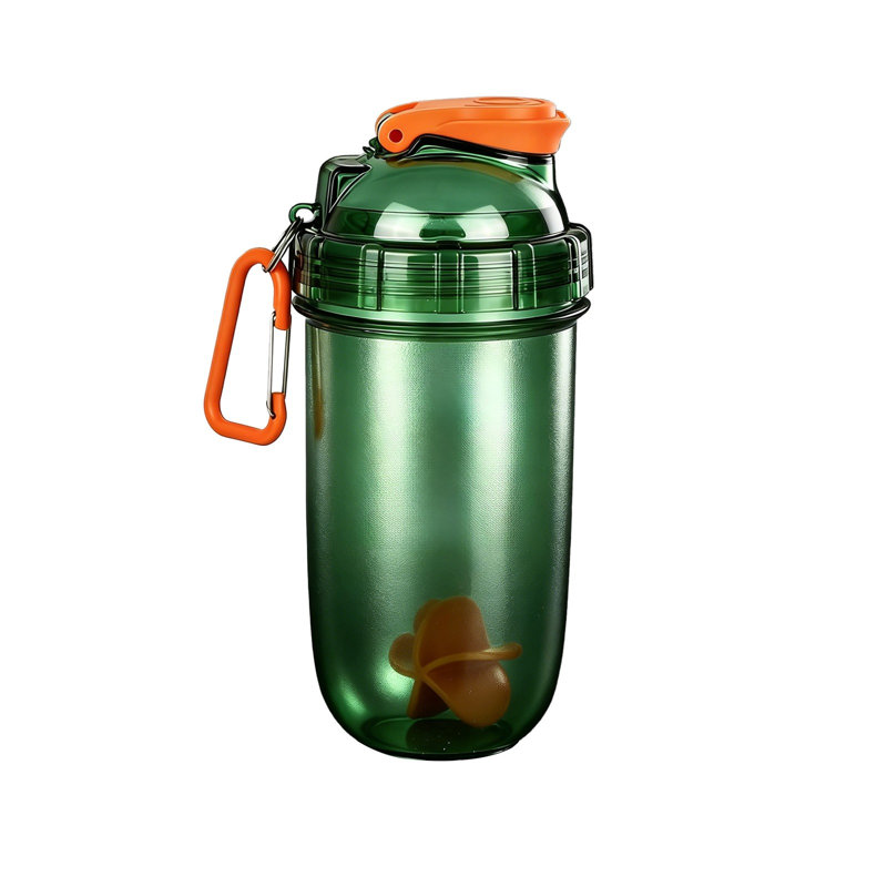 Bouteille d'eau Remise en forme de tasse à eau de sport avec doseur 650ML, C