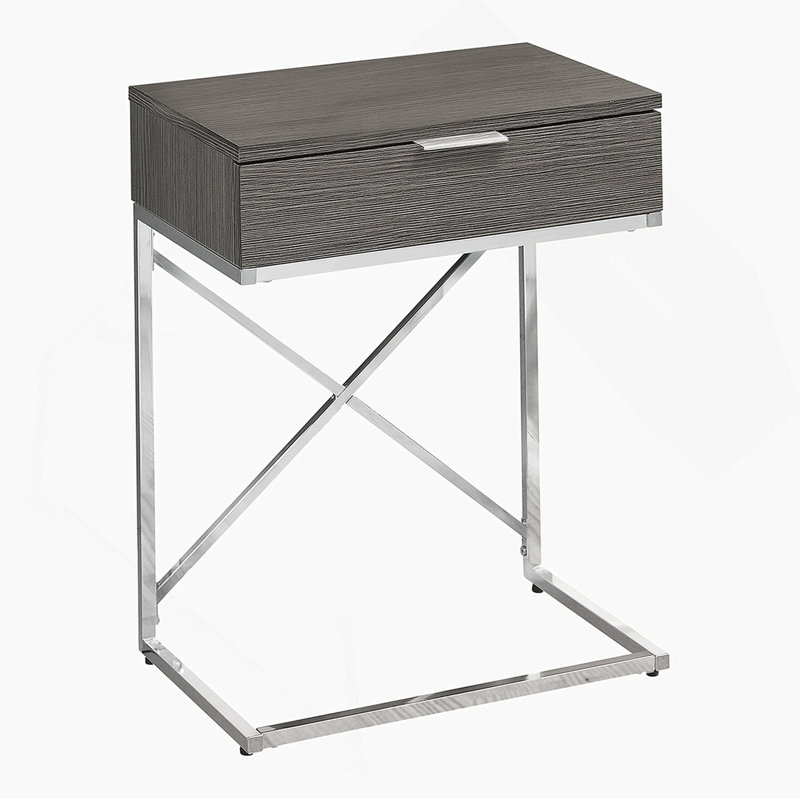 Versatile Accent Table For Side, End, Nightstand Use With Storage Drawer, Ideal For Living Room And Bedroom, Featuring Contemporary Design