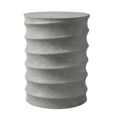 Hanaya Concrete Accent Stool by Mercer41