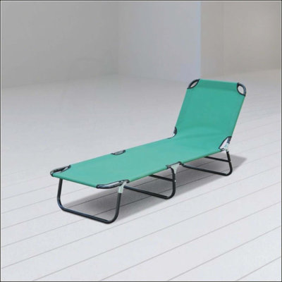 Méridienne pliante de patio, chaise de bronzage d'extérieur