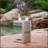 CAPE CORAL ALU C-Shaped Outdoor Side Table with Rust-Resistant Aluminum Frame and Versatile Design for Poolside or Patio Use-239603986