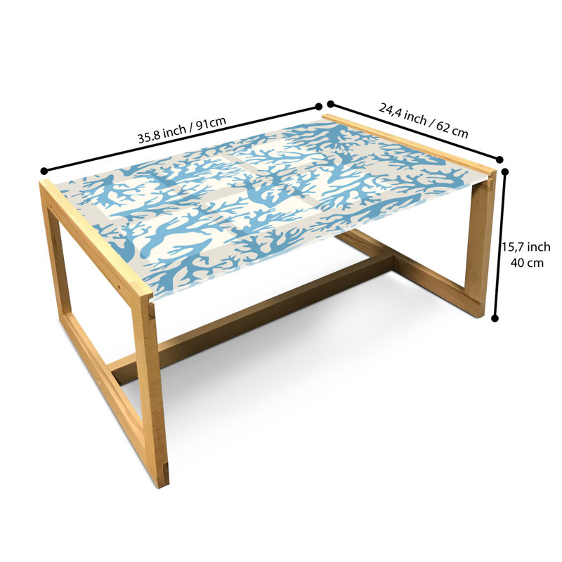 Jameis Sled Coffee Table, 40cm H x 91cm W x 62cm D