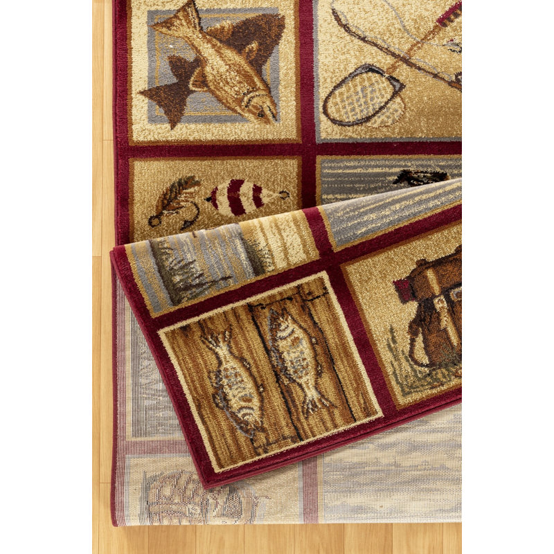 Tapis Wilderness Landscape, Rectangle 10 pi 3 po x 7 pi 10 po