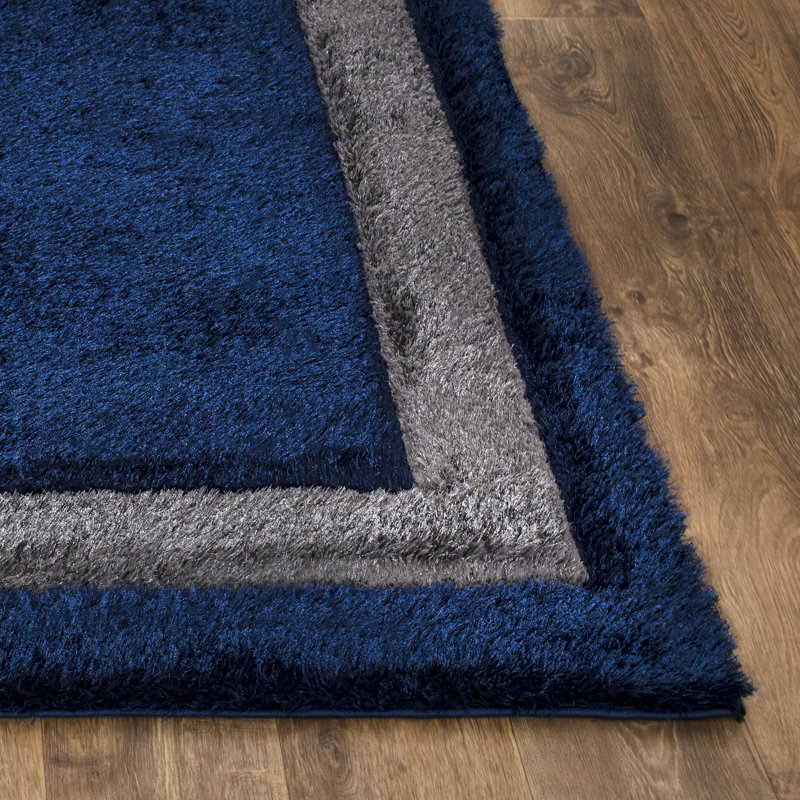 Bannoncourt Solid Colour Shag Area Rug, Runner 60cm x 220cm