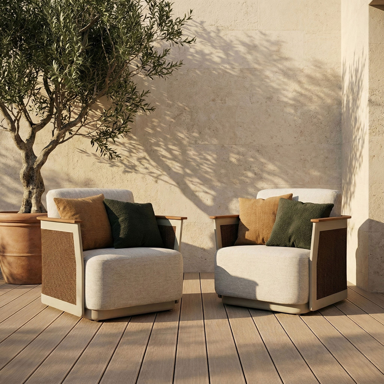 Gil Teak Patio Lounge Chair