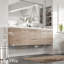 Meuble-lavabo mural double 72 po avec comptoir en acrylique Aberdeen-88597371