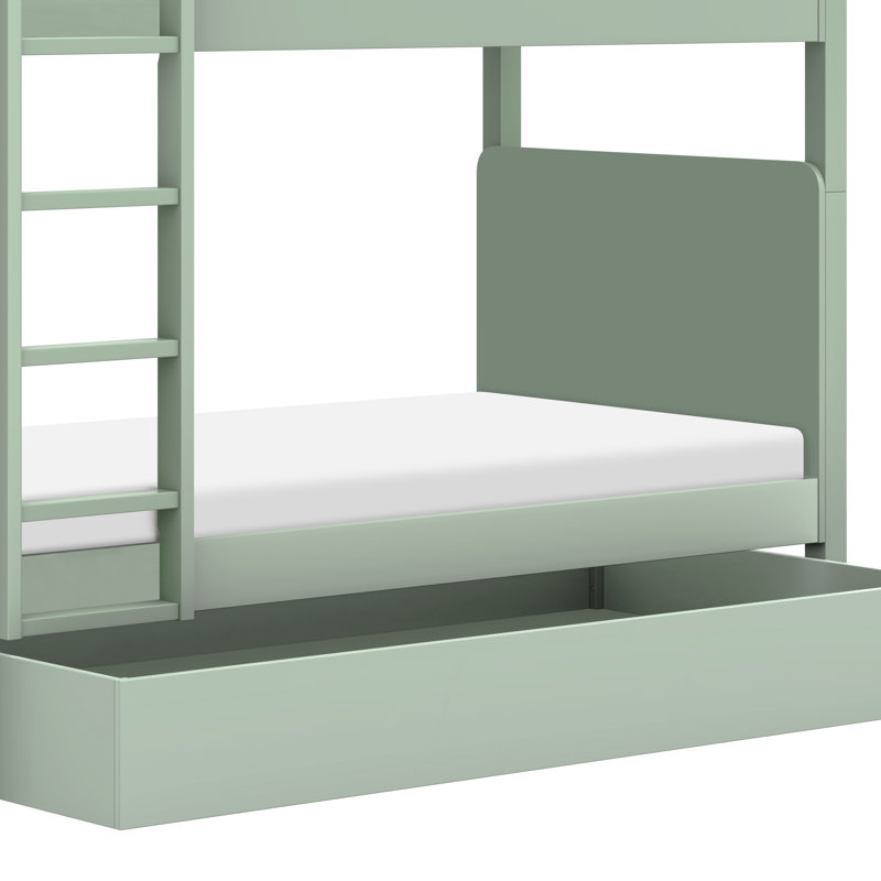 Tiptoe Universal Storage Trundle Unit, Light Sage