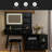 Modern Makeup Vanity Desk With Mirror And Lights, Retractable Dressing Table With Drawers And Cabinet, Compact Makeup Table Set With Power Outlet For Bedroom-1586458326
