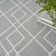 Dijone Geometric Machine Made Power Loom Wool/Polyester Area Rug in Gray