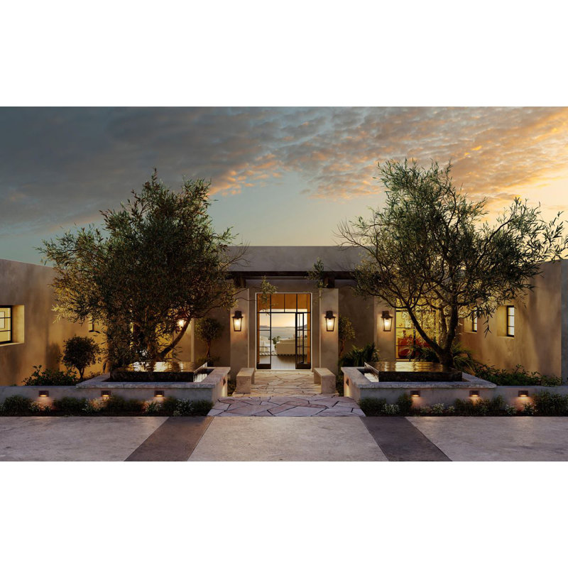 Integrated LED Metal Step Light, Antique Bronze