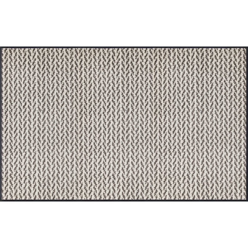 Non-Slip Chevron Doormat, Latte