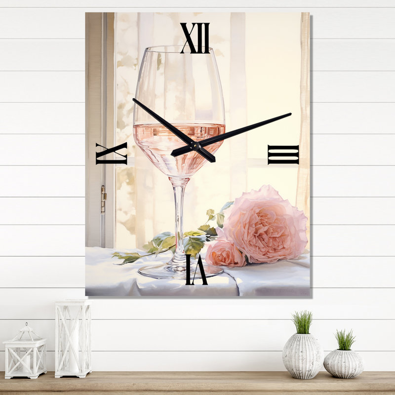 Baptistine - Horloge murale vin, Moyen