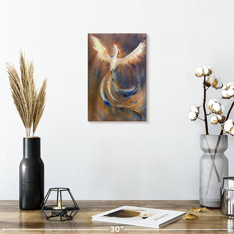 Kelan Rising Phoenix, 12" H x 8" W